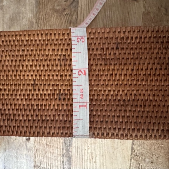 Vintage Woven Indonesian Top Handle Bag With Shells from Two Cranes Inc. - Picture 7 of 12